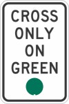 R10-1 REGULATORY CROSS ONLY ON GREEN
