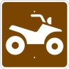 RS-095 All-Terrain Trail-Recreational and Cultural Interest Area Symbol Guide Sign