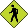 W11-2 Pedestrian Traffic-MUTCD Warning Sign