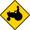 W11-5 Farm Machinery Traffic-Warning Sign