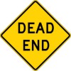 W14-1 Dead End-Warning Sign