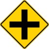 W2-1 Cross Road-Warning Sign