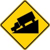 W7-1 Hill (Symbol)-Warning Sign