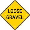 W8-7 Loose Gravel-Warning Sign