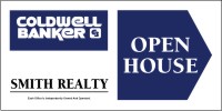 Coldwell Banker 12"X24" 4MM CORRUGATED PLASTIC OPEN HOUSE PANEL