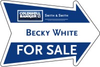 Coldwell Banker 18"X24" 4MM CORRUGATED PLASTIC FOR SALE ARROW SHAPED PANEL