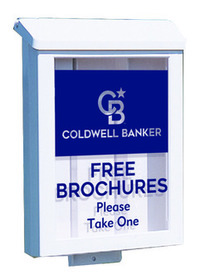 Coldwell Banker WHITE PLASTIC YARD BOX