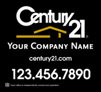 Century 21 22"X24" 24 GAUGE STEEL HANGING PANEL WITH GROMMETS