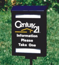 Century 21 BLACK PLASTIC YARDBOX