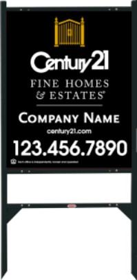 Century 21 30"X24" FINE HOMES STEEL GIBRALTAR UNIT