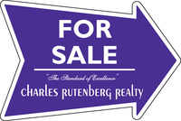 Charles Rutenberg Realty 18"X24" 4MM CORRUGATED PLASTIC FOR SALE ARROW