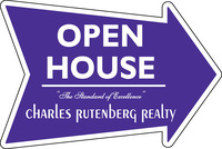Charles Rutenberg Realty 18"X24" 4MM CORRUGATED PLASTIC OPEN HOUSE ARROW