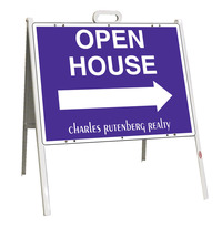 Charles Rutenberg Realty 18"X24" 24 GA STEEL OPEN HOUSE DELUXE TENT UNIT