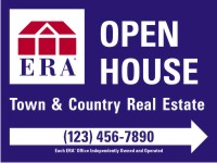 ERA 18"X24" 4MM CORRUGATED PLASTIC OPEN HOUSE DIRECTIONAL PANEL