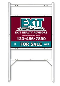 EXIT 18"X24" 24 GAUGE STEEL THOR 2-INSERT UNIT