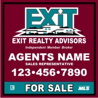 EXIT 24"X24" 24 GAUGE STEEL HANGING PANEL WITH GROMMETS