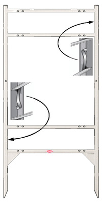 Real Living 24X24 THOR 2-INSERT FRAME-WHITE