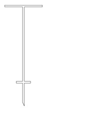 Real Living 42" BUDGET STAKE-WHITE