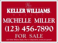 Keller Williams 18"X24" 24 GA STEEL REFLECTIVE PANEL