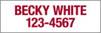 Keller Williams 6"X18" 24 GA STEEL #170 AGENT RIDER-RED ON WHITE
