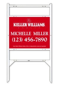 Keller Williams 18"X24" 24 GA STEEL THOR 2-INSERT UNIT WITH WHITE FRAME