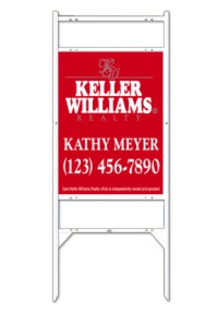 Keller Williams 24"X18" 24 GA STEEL THOR 2-INSERT UNIT WITH WHITE FRAME
