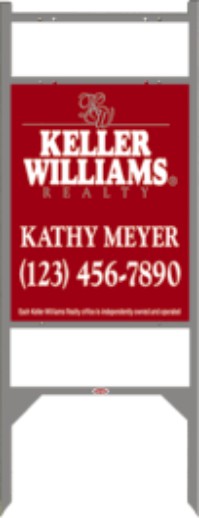 Keller Williams 24"X18" 24 GA STEEL THOR 2-INSERT UNIT WITH GRAY FRAME