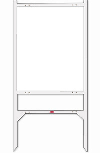 Keller Williams 30"X24" GIBRALTAR FRAME- WHITE