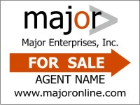 Major Enterprises 18"X24" 4MM CORRUGATED PLASTIC FOR SALE PANEL