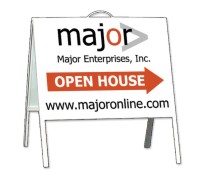 Major Enterprises 18"X24" OPEN HOUSE POLY LITE TENT UNITS