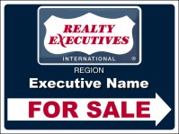 Realty Executives 18"X24" 24 GA STEEL FOR SALE PANEL