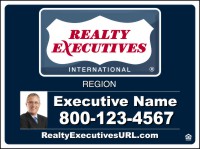 Realty Executives 18"X24" .150 POLYETHYLENE HANGING PHOTO PANEL WITH GROMMETS