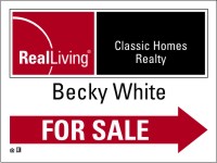 Real Living 18"X24" ENHANCED LOGO4MM CORRUGATED PLASTIC AGENT FOR SALE