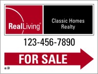 Real Living 18"X24" ENHANCED LOGO 4MM CORRUGATED PLASTIC FOR SALE
