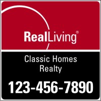 Real Living 24"X24" ENHANCED LOGO .150 POLYETHYLENE HANGING PANEL