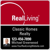 Real Living 24"X24" ENHANCED LOGO .150 POLYETHYLENE PHOTO HANGING PANEL WITH GROMMETS