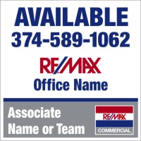 RE/MAX 48"X48" 3MM OMEGABOND SIGN PANELS PRINTED ON ONE SIDE