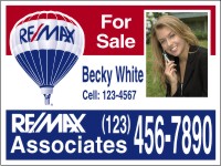 RE/MAX 18"X24" 24 GAUGE STEEL PHOTO PANEL