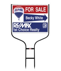 RE/MAX 18"X24" 24 GAUGE STEEL FOR SALE DIRECTIONAL CLASSIC UNIT
