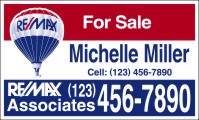 RE/MAX 18"X30" .090 POLYETHYLENE PANEL
