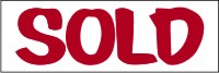 RE/MAX 5"x15" SOLD DECAL
