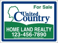 United Country 18"X24" 24 GAUGE STEEL SINGLE FACE PANEL