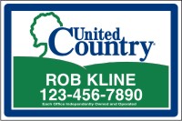 United Country 12"X18" MAGNETIC CAR SIGN