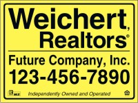Weichert Realtors® 18"X24" 24 GA STEEL HANGING PANEL