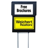 Weichert Realtors® 5MM CORRUGATED PLASTIC YARD BOX & STAKE