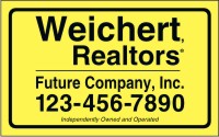 Weichert Realtors® 10"X16" OFFICE MAGNETIC CAR SIGN