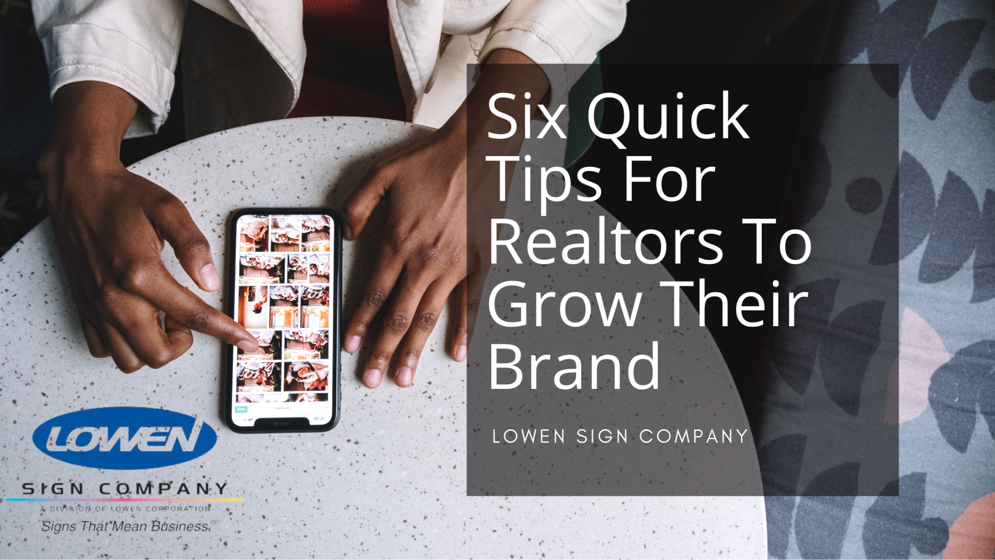Six Quick Tips For Realtors To Grow Their Brand image.