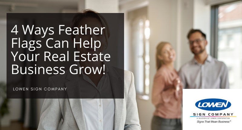 4 Ways Feather Flags Can Help Your Real Estate Business Grow! image.