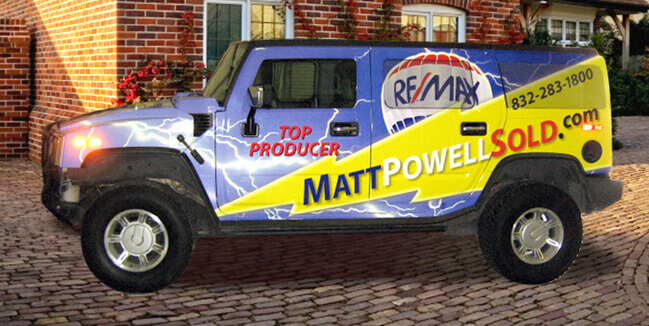 Real Estate vehicle wrap