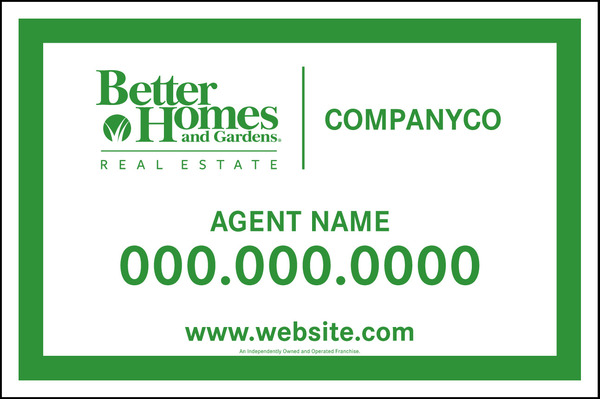 Magnetic Sign For Vehicle Advertising, 12"H X 18"W